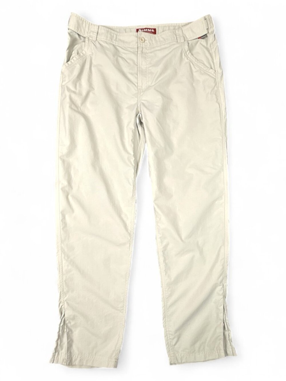 Simms Fishing Products Men's Nylon Pants XXL Khaki Stone Fly Fishing